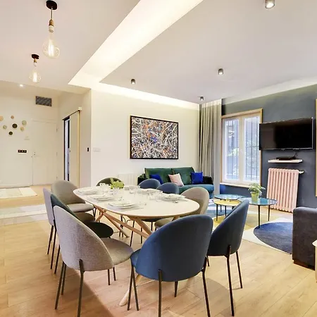 Spacious - 2b-10p - Ac - Marais Appartamento *