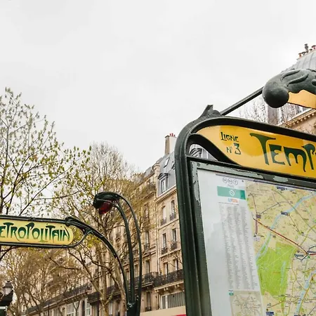 Spacious - 2b-10p - Ac - Marais Parigi